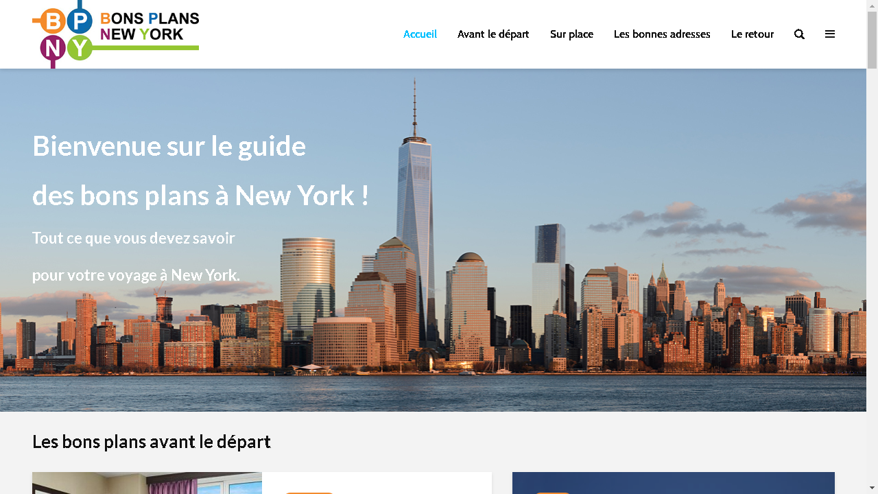 Capture d'écran de http://www.bons-plans-new-york.com/